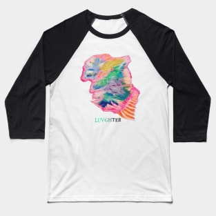 LUVGHTER - "Ocean Abstract" Baseball T-Shirt